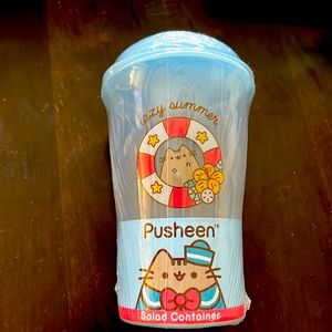 Pusheen salad container